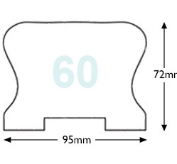 Profile Staircase Handrail No. 60