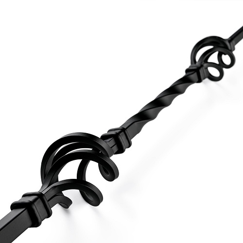 Brecon Matt Black Metal Baluster Spindle 12.5mm X 1120mm (Square)